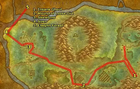how to get to duskwood from stormwind